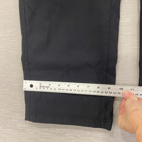 Eddie Bauer Fleece Lined Tech Pants Mens 36 x 30 Black Water Repellent Insulated - Picture 10 of 12